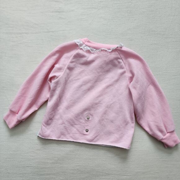 Vintage Bunny Bear PJ Top 2t - Picture 8 of 9